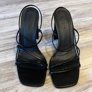 Billini black strappy heels size 7